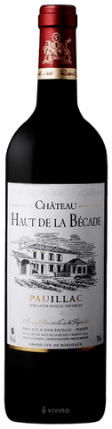 Chateau Haut de la Bécade - Pauillac Bordeaux 2020