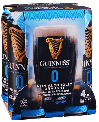 Guinness 0 - non alcoholic 14.9oz 4-pack