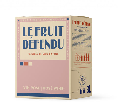 Bruno Lafon - Le Fruit Defendu Rose 3L BiB