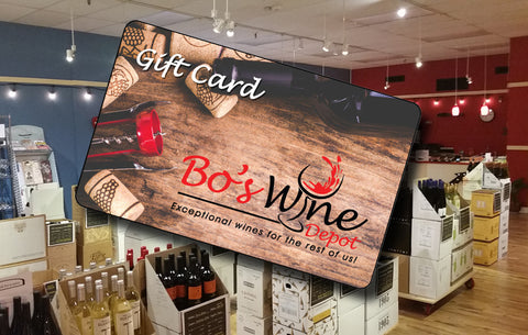 Bo's PHYSICAL gift card for store use.